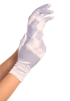 Manusi Leg Avenue Wrist Length Satin Gloves