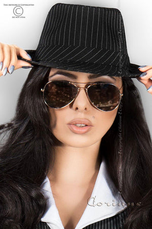Palarie Chilirose Gangster Hat